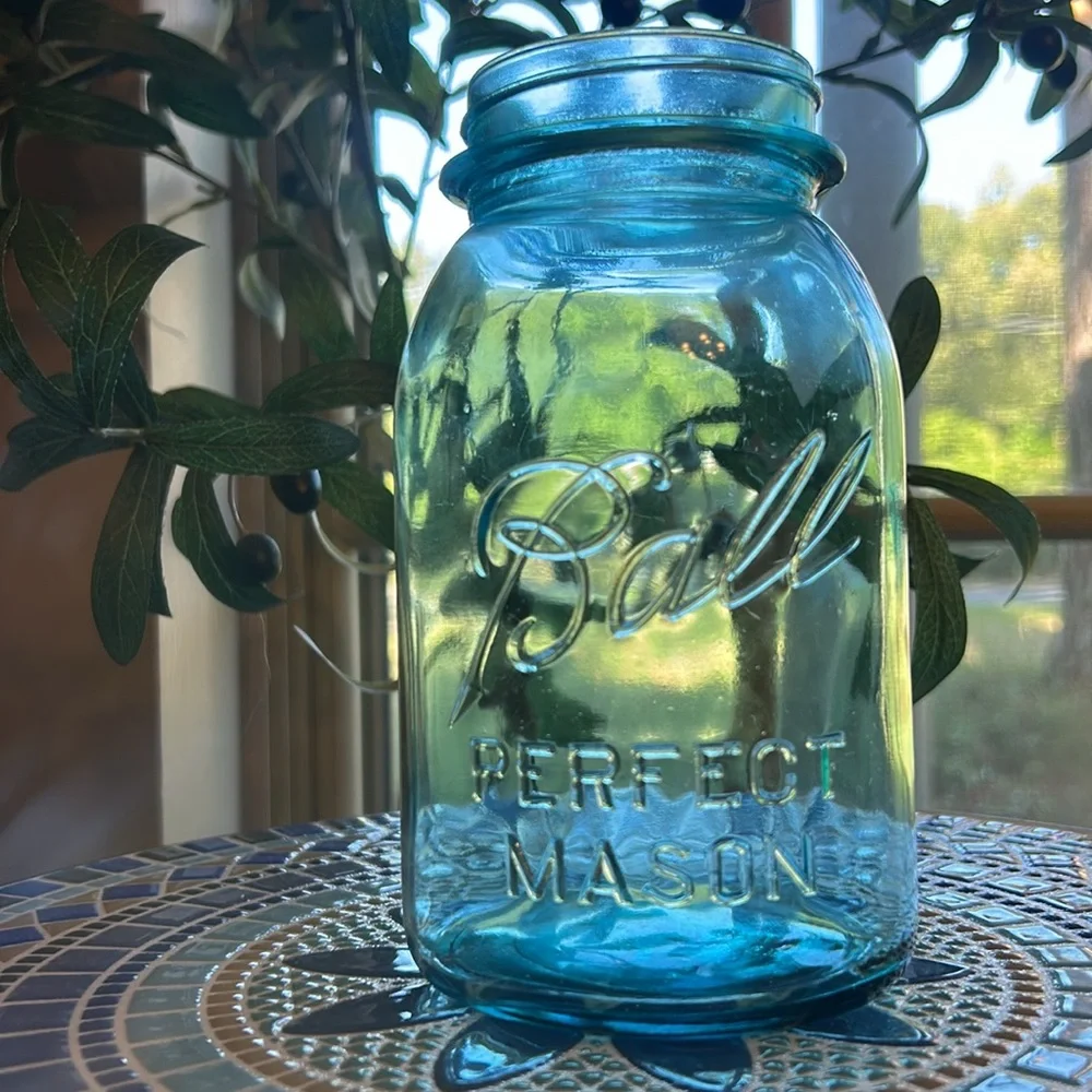 Ball Vintage Blue (1923-1933) Perfect Mason Regular Mouth Quart